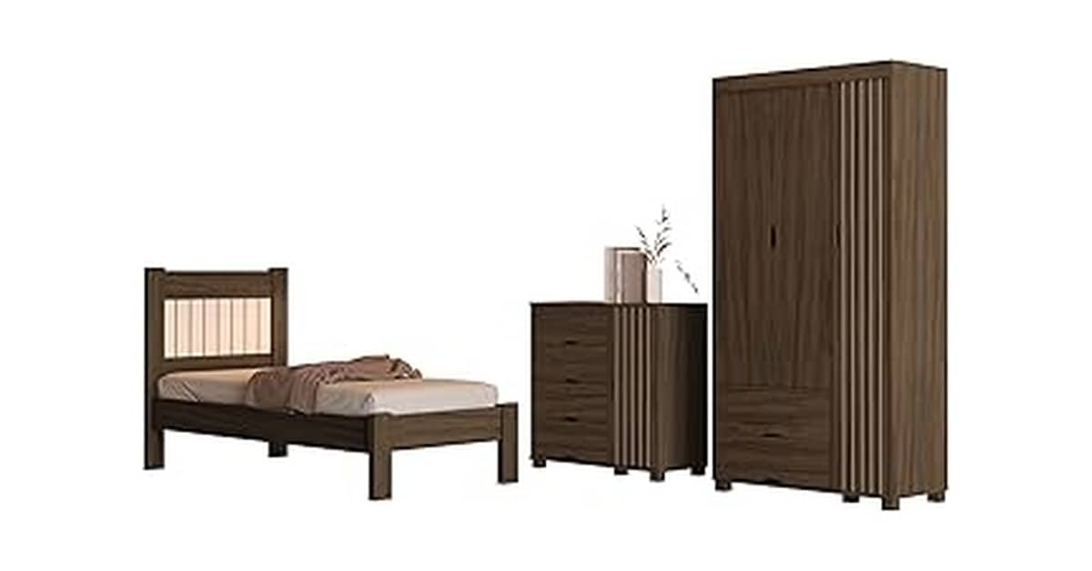 Melhor Jogo de Quarto Solteiro pra otimizar espaço