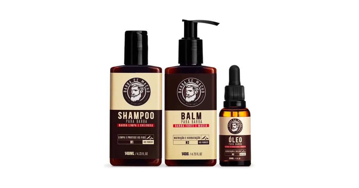 Melhor Kit Barba: Para Crescer, Hidratar ou Modelar?