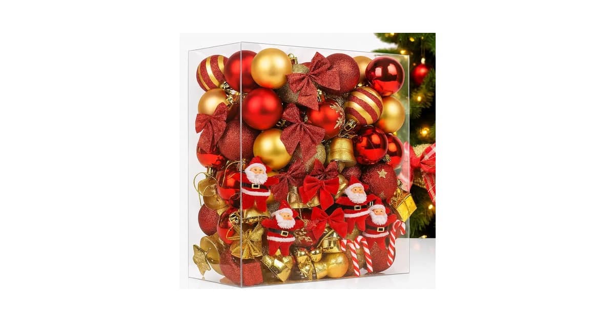 Melhor kit de enfeite de natal: 3 opções práticas