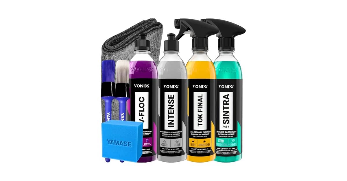 Melhor Kit de Limpeza Automotiva: 10 Opções de Alta Performance