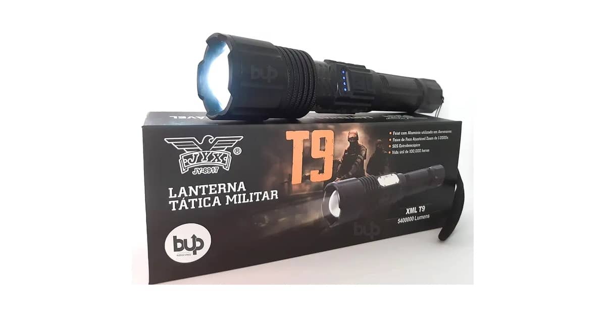 Melhor Lanterna do Mundo 32000 Lumens: Super Potente ou Foco Laser?