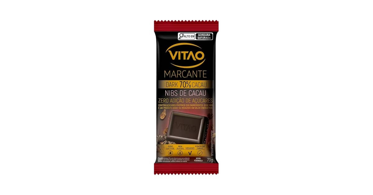 Melhor Marca de Chocolate 70% Cacau: Zero Açúcar ou Com Açúcar?