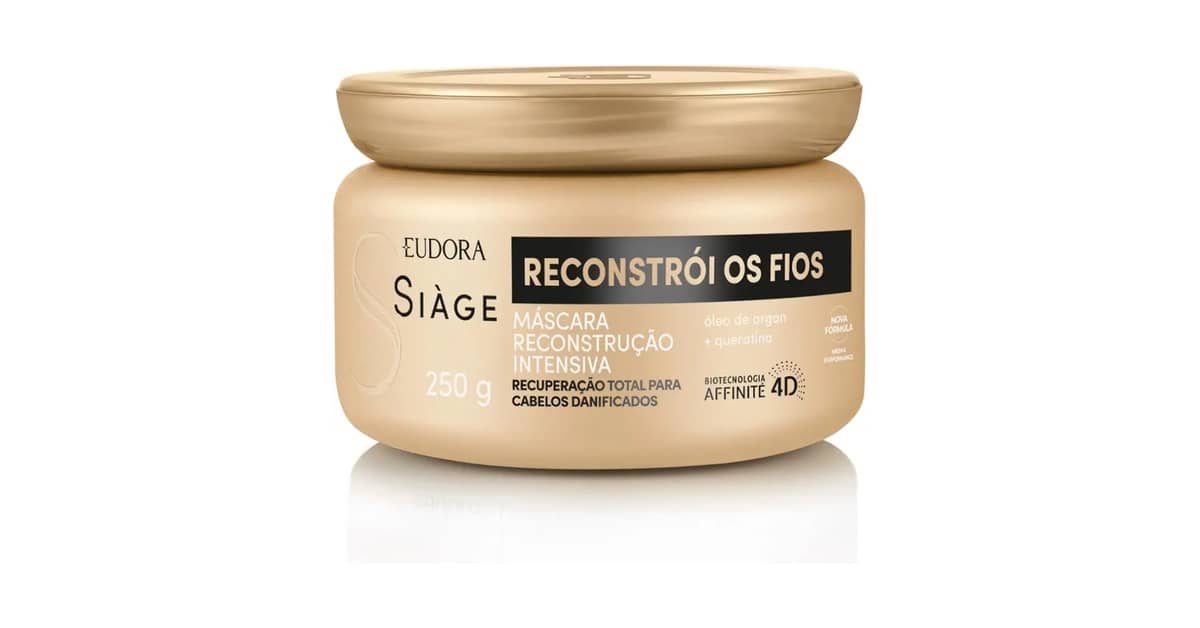 Melhor Máscara de Reconstrução Eudora: Destaque Fios Danificados