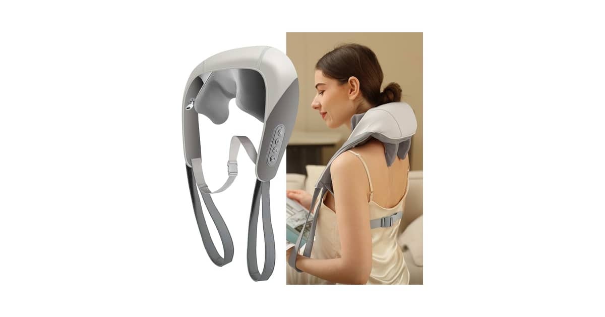 Melhor Massageador de Pescoço: Alívio Profundo e Calor Terapêutico