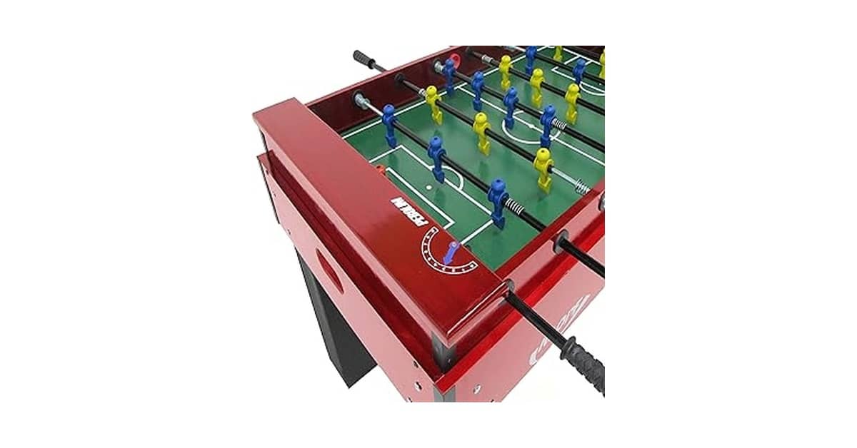 Melhor mesa de pebolim: Varão Embutido ou Passante?