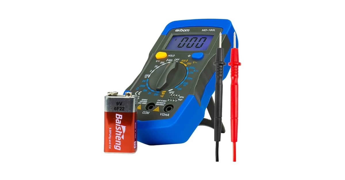Melhor Multímetro Digital Exbom Md 180L: Guia Essencial