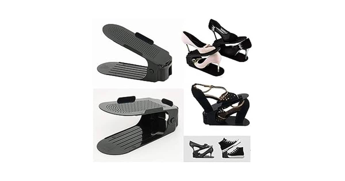 Melhor organizador de sapatos: Dobre o espaço