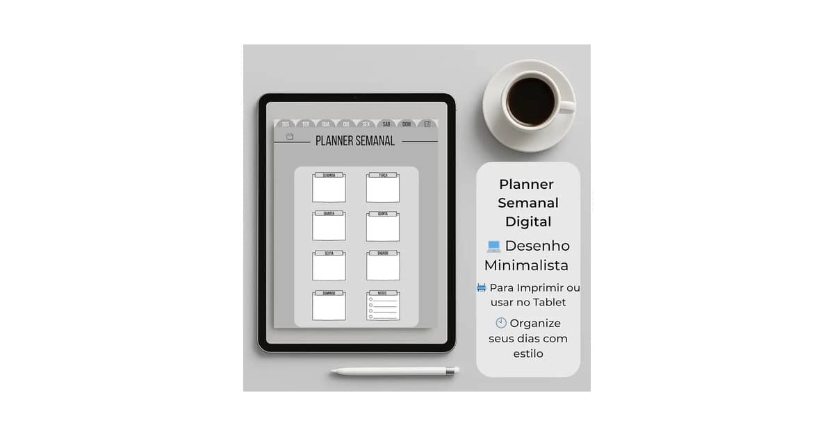 Melhor Planner para Tablet: Organização Digital Inteligente
