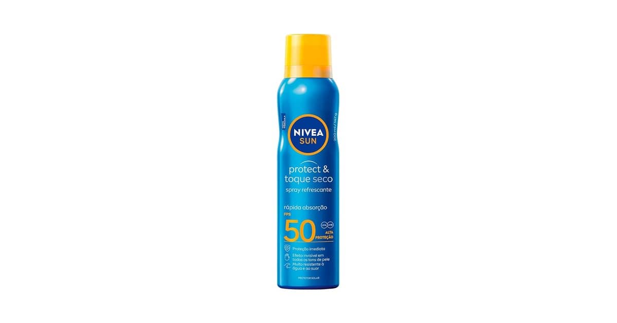 Melhor protetor solar em spray para rápida absorção