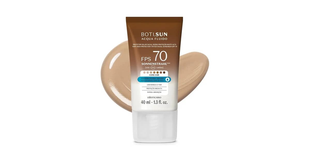 Melhor Protetor Solar para o Rosto Boticário: Toque Seco ou Com Cor?