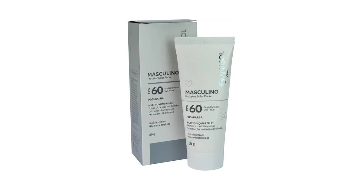 Melhor Protetor Solar Rosto Masculino: Toque Seco e Controle de Brilho