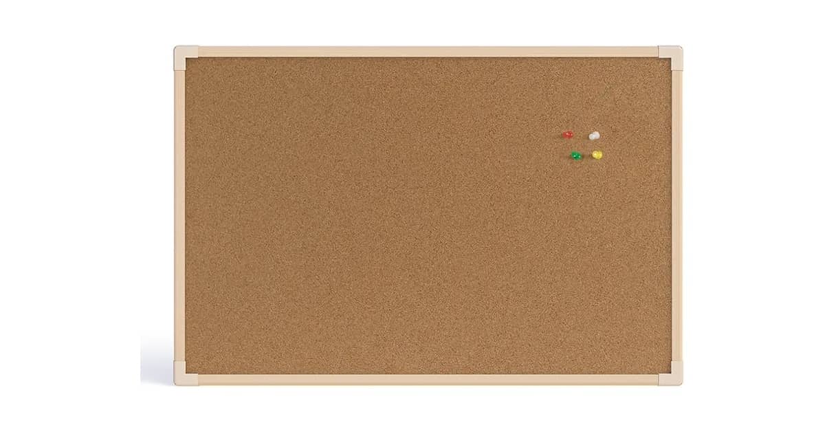 Melhor quadro de aviso: Cortiça, feltro ou magnético?