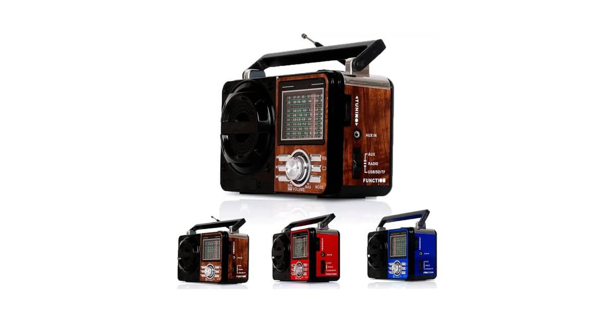 Melhor Rádio Portátil com Bluetooth: Qualidade Sonora e Conectividade