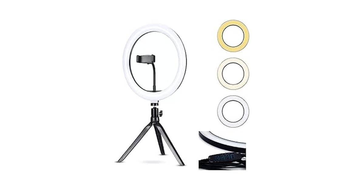 Melhor Ring Light: Guia de Tamanhos e Temperaturas
