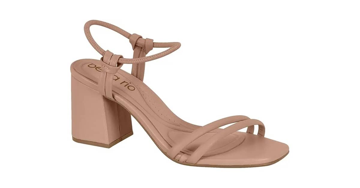 Melhor sandália salto grosso: 10 modelos de conforto