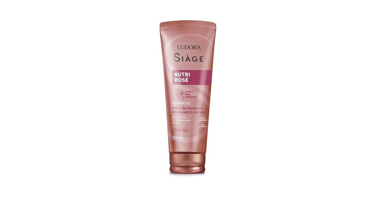 Melhor Shampoo de Nutrição Eudora: Cabelos Fortes
