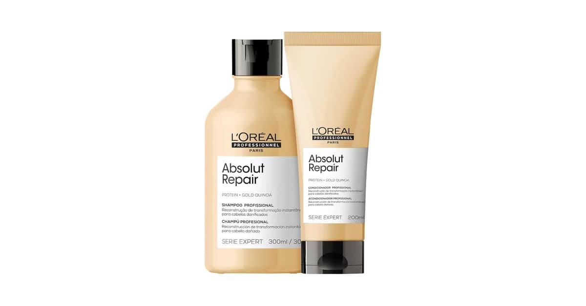 Melhor Shampoo e Condicionador Loreal: Reparação Absoluta