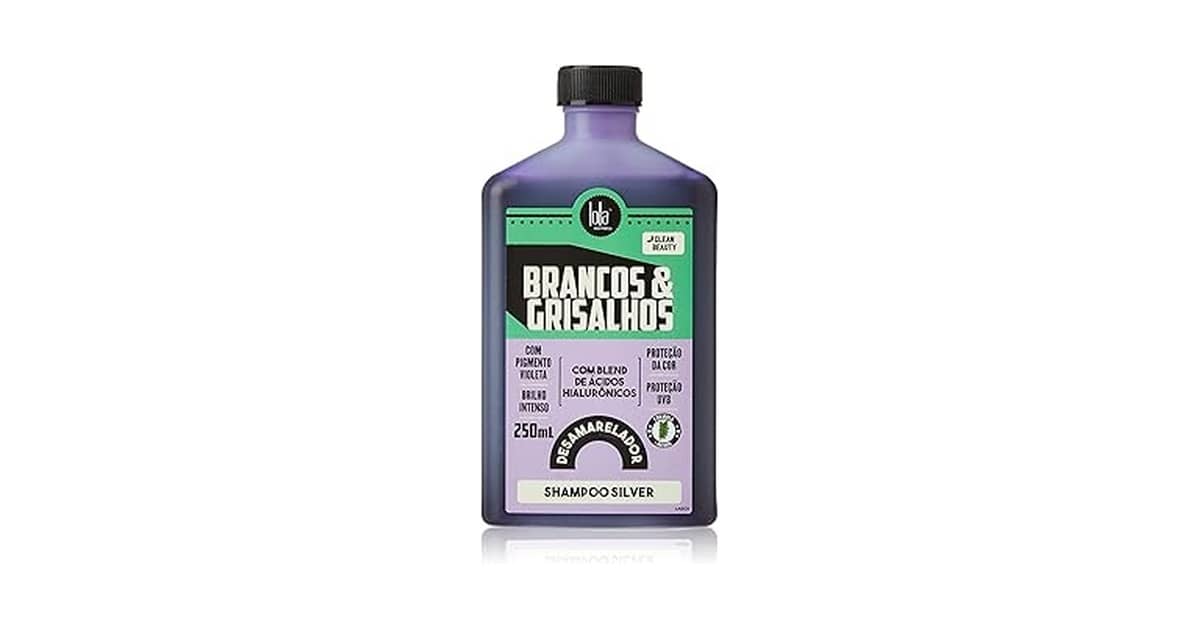Melhor Shampoo para Cabelo Grisalho Para Não Amarelar