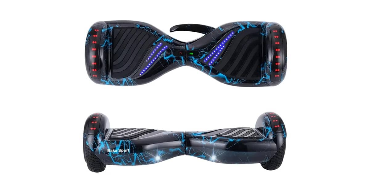 Melhor Skate Eletrico: Guia de Hoverboards com LED