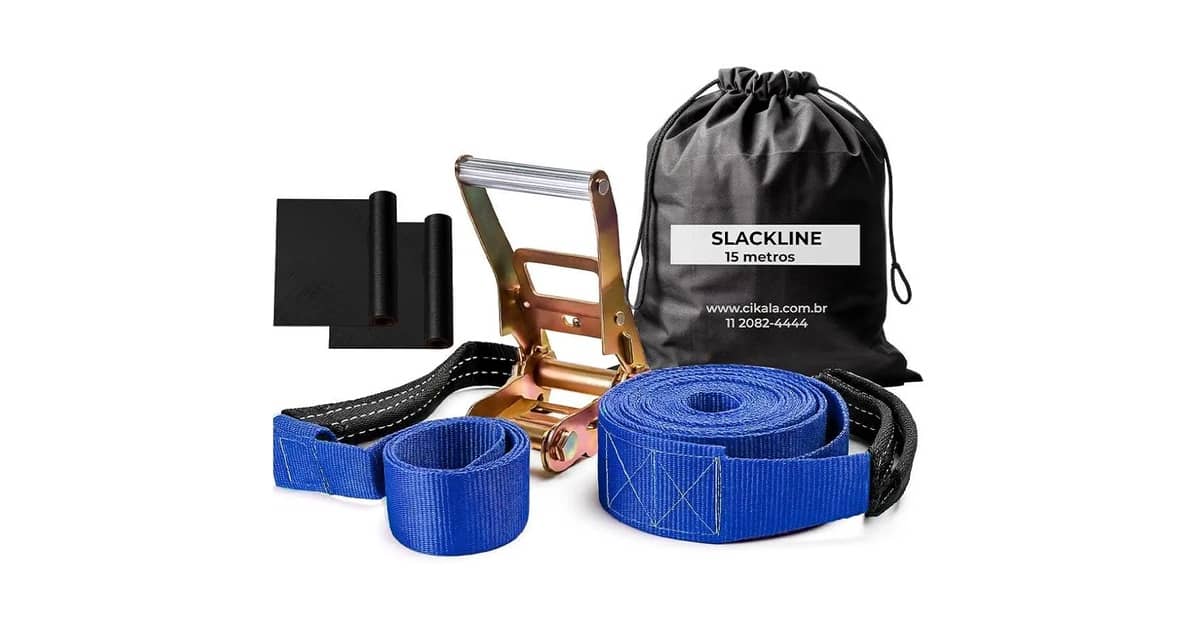 Melhor slackline: Análise de 10 kits completos