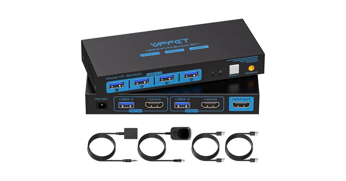 Melhor Switch KVM para Usar Dois PCs com um Monitor: 10 Opções