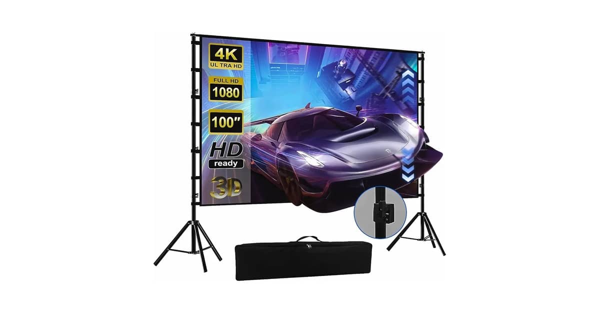 Melhor Tela Projetor: Qual o Tamanho Ideal?