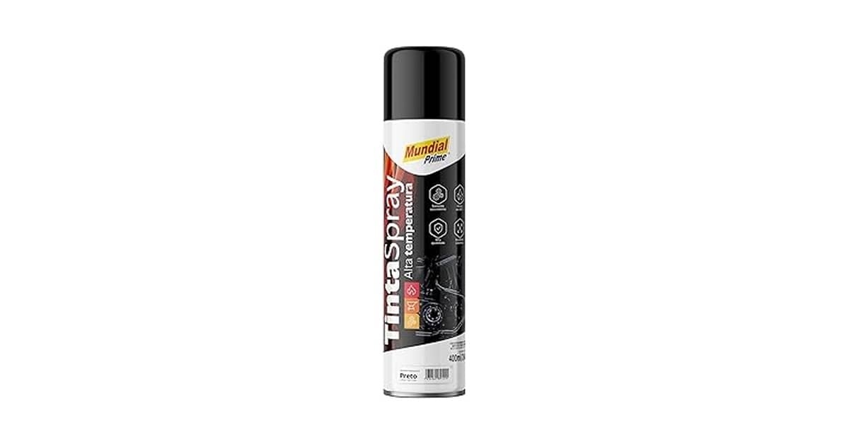 Melhor Tinta Spray Alta Temperatura: Guia de 600°C