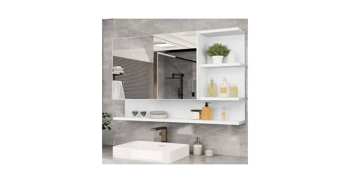 Melhor Tipo de Armário para Banheiro: 5 Opções com Espelho