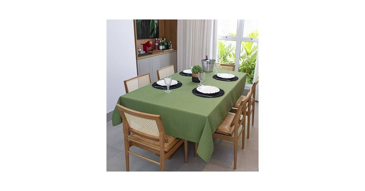 Melhor Toalha de Mesa: 10 Opções Impermeáveis