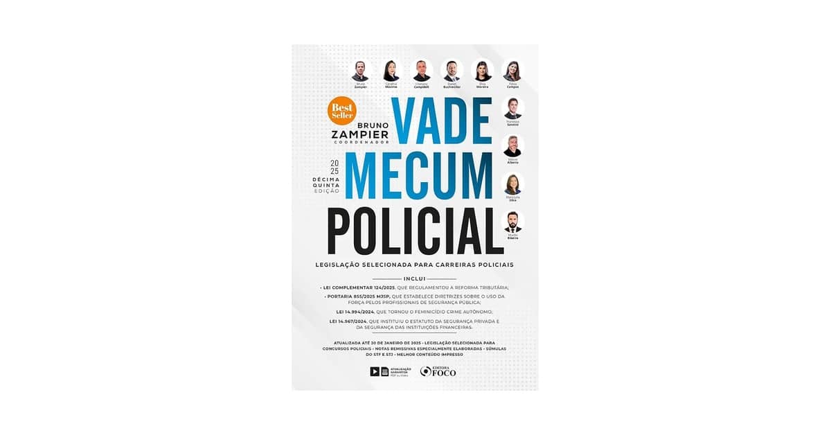 Melhor Vade Mecum para Carreiras Policiais: Escolha o Seu!