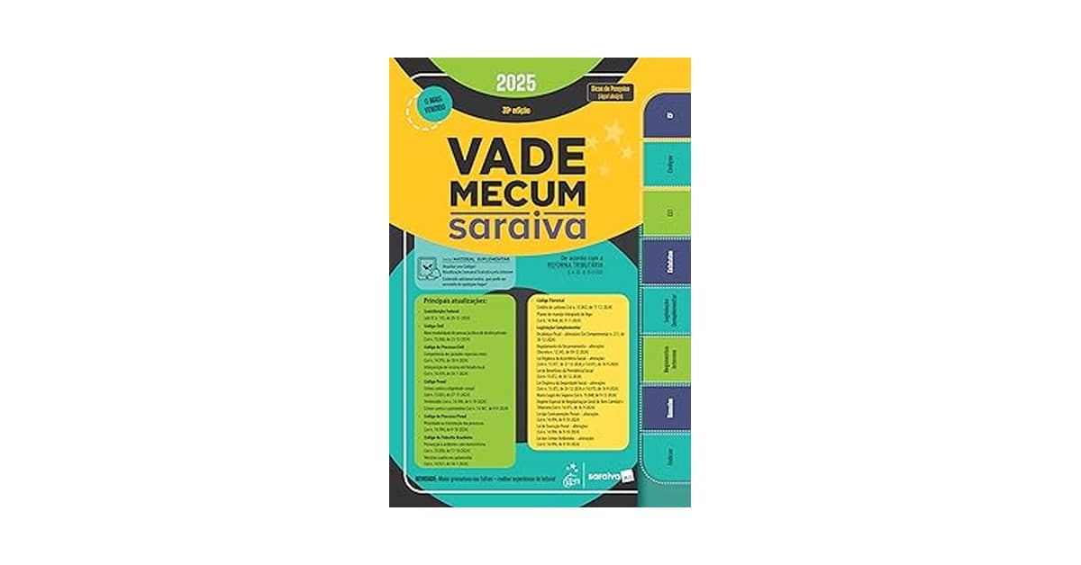 Melhor Vade Mecum: Saraiva, Rideel ou RT para OAB?