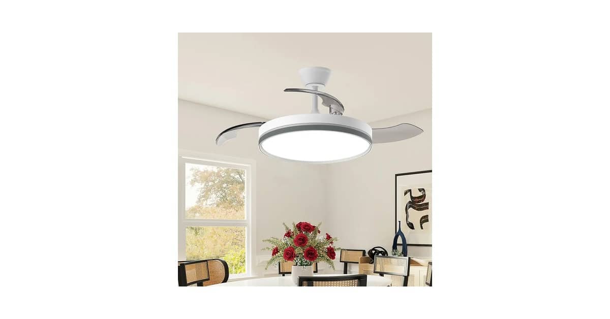 Melhor Ventilador de Teto para Sala: 6 Velocidades e LED