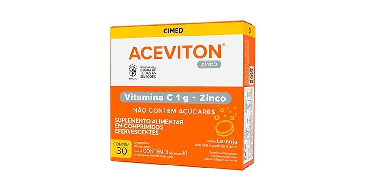 Melhor Vitamina C Efervescente com Zinco ou Selênio?