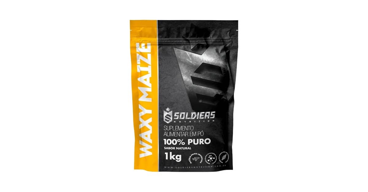Melhor Waxy Maize para Energia Sem Picos de Insulina