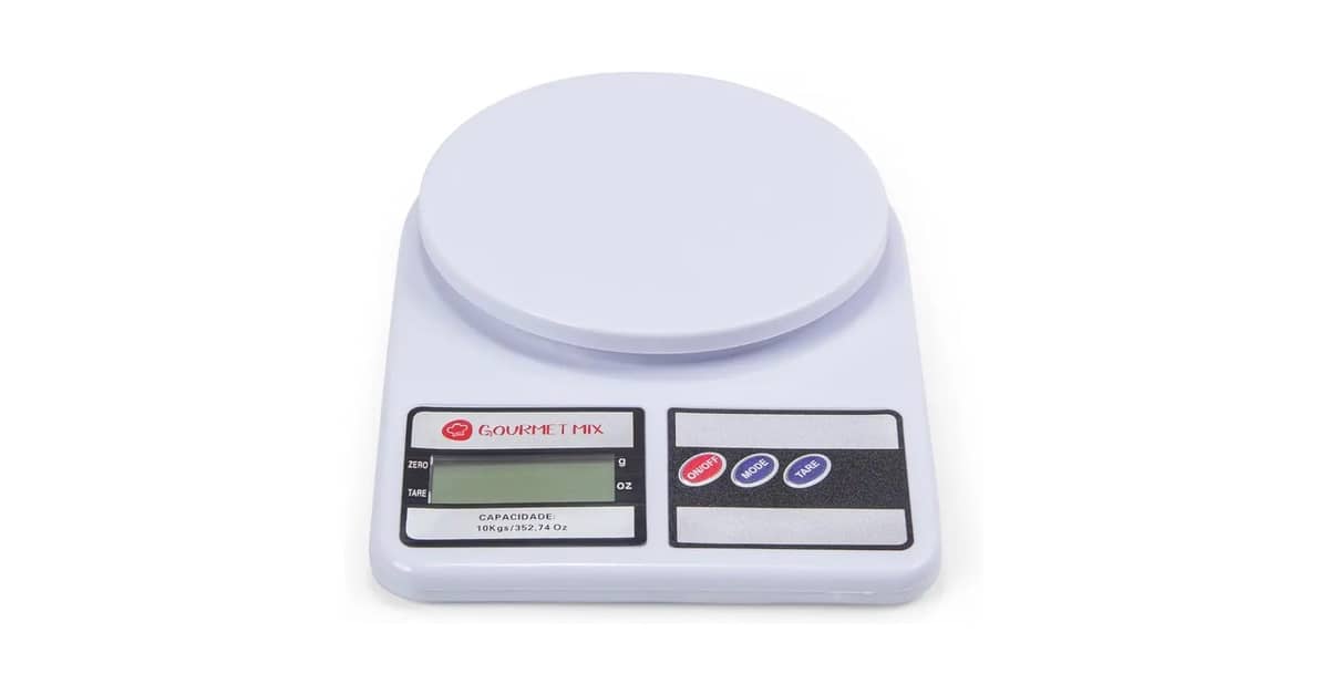 Qual a Melhor Balança de Cozinha? 10 Modelos Top