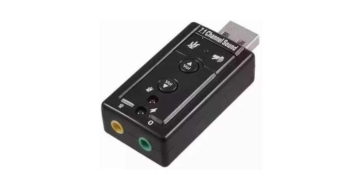 Qual a Melhor Placa de Som para Notebook: Áudio 7.1