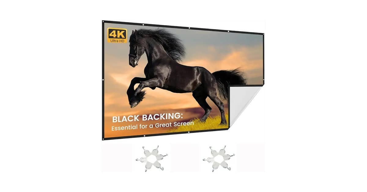 Qual a Melhor Tela para Projetor? 10 Modelos de Alta Precisão