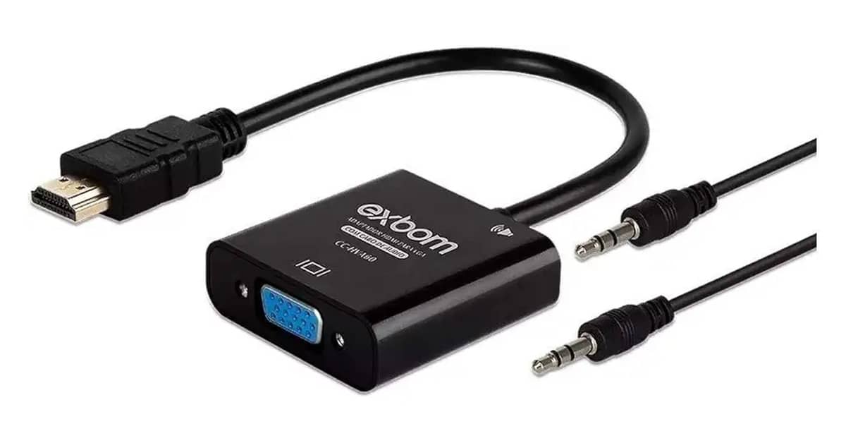 Qual o Melhor Adaptador HDMI para VGA: 10 Opções com Áudio P2