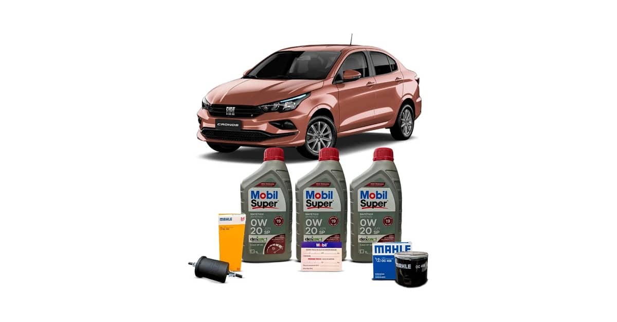 Qual Óleo Usar no Fiat Cronos: Guia de Kits 0W20