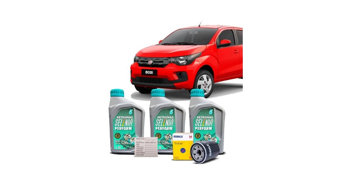 Qual Óleo Usar no Fiat Mobi: Guia dos Melhores Kits