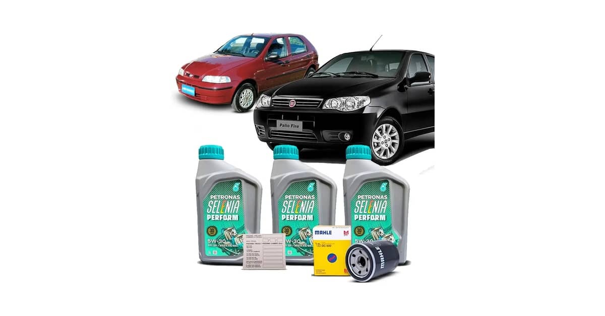 Qual Óleo Usar no Fiat Palio 1.0 MPI? 4 Melhores Kits