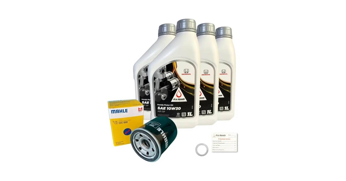 Qual Óleo Usar No Honda New Fit: O Melhor Kit