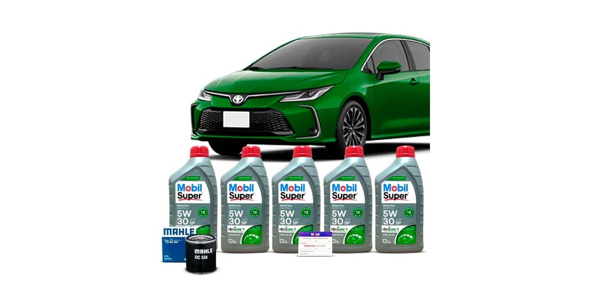 Qual Óleo Usar No Toyota Corolla XEI 2.0: Melhor Kit