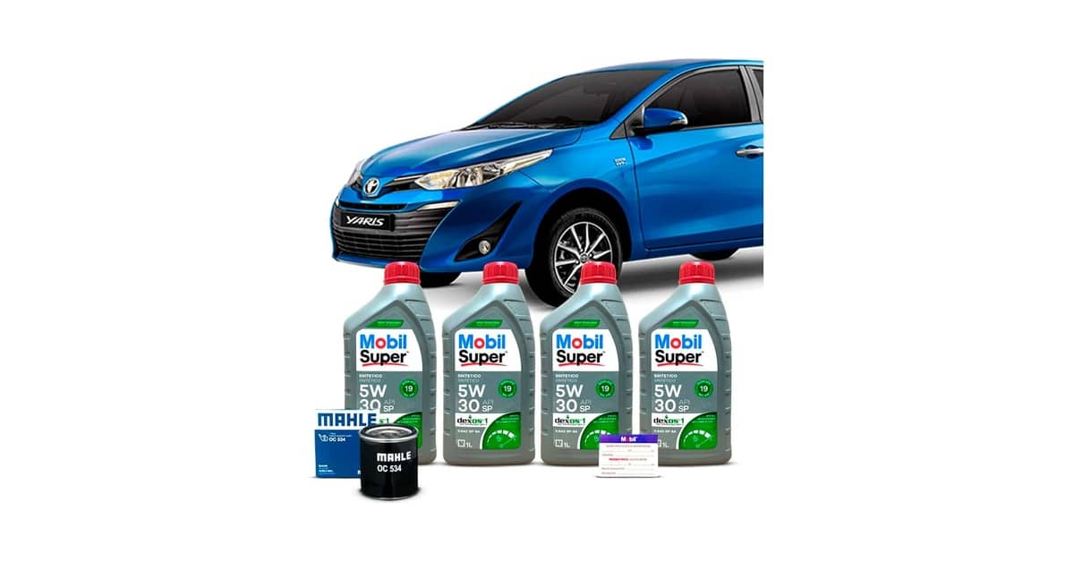 Qual Óleo Usar No Toyota Yaris 1.5? O Melhor Kit