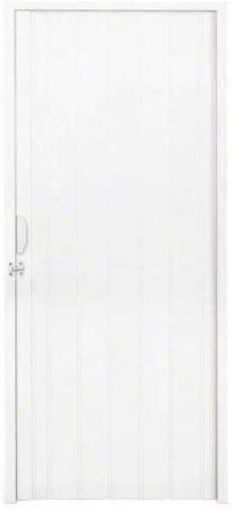 Porta Sanfonada PVC Polifort 210cmx70cm Branco Neve