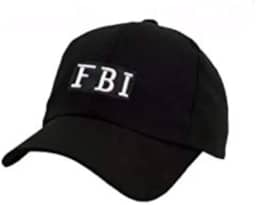 Boné Preto Fbi