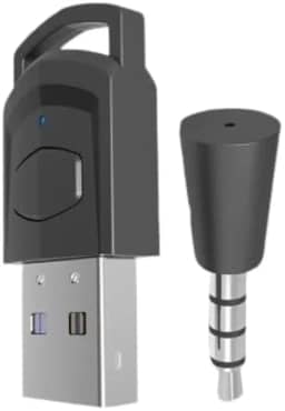 Adaptador de fone de ouvido sem fio, receptor para PS5, PS4 Game Console, PC Headset, Bluetooth 5.0.