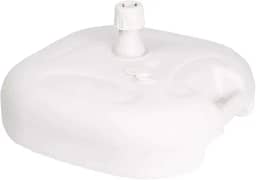 Base para Guarda Sol 18kg de Piscina Suporte Branco Sombreiro 3,5cm Bel Fix