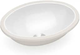 Cuba de Embutir para Banheiro Oval 39x30cm Branco - Celite