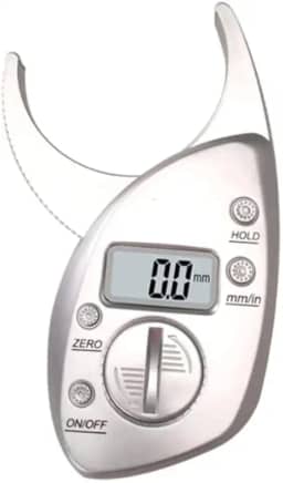 Adipômetro Aparelho Medidor de Gordura Corporal Digital Portátil